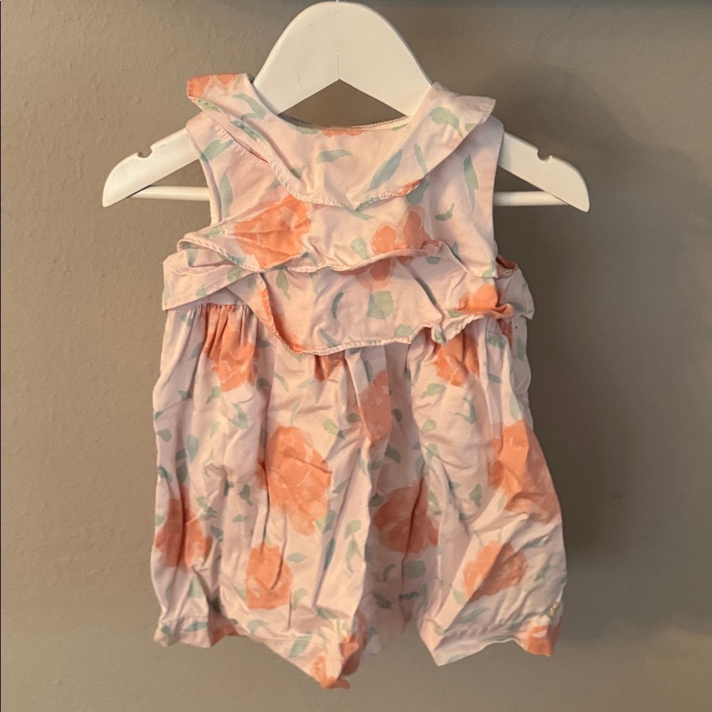 Petit Bateau Pastel Floral Print Dress size 18M